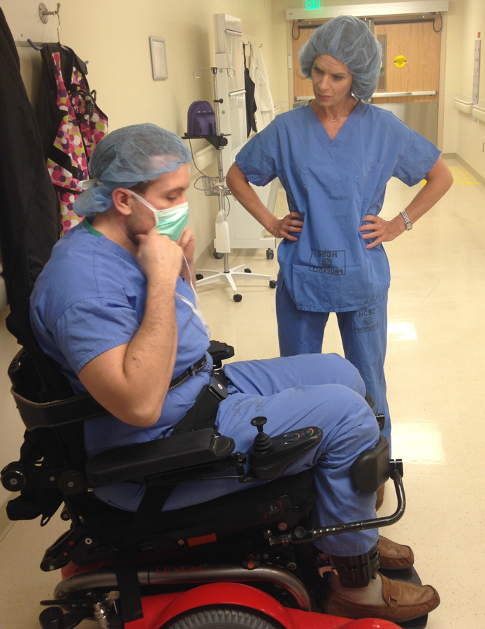 Resident Chris McCulloh plans for a career in pediatric surgery.