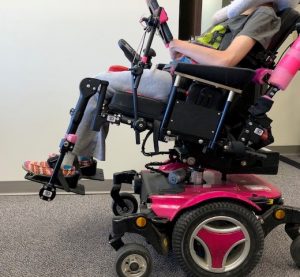 DRBi and Dynamic Footrests on a Power Wheelchair