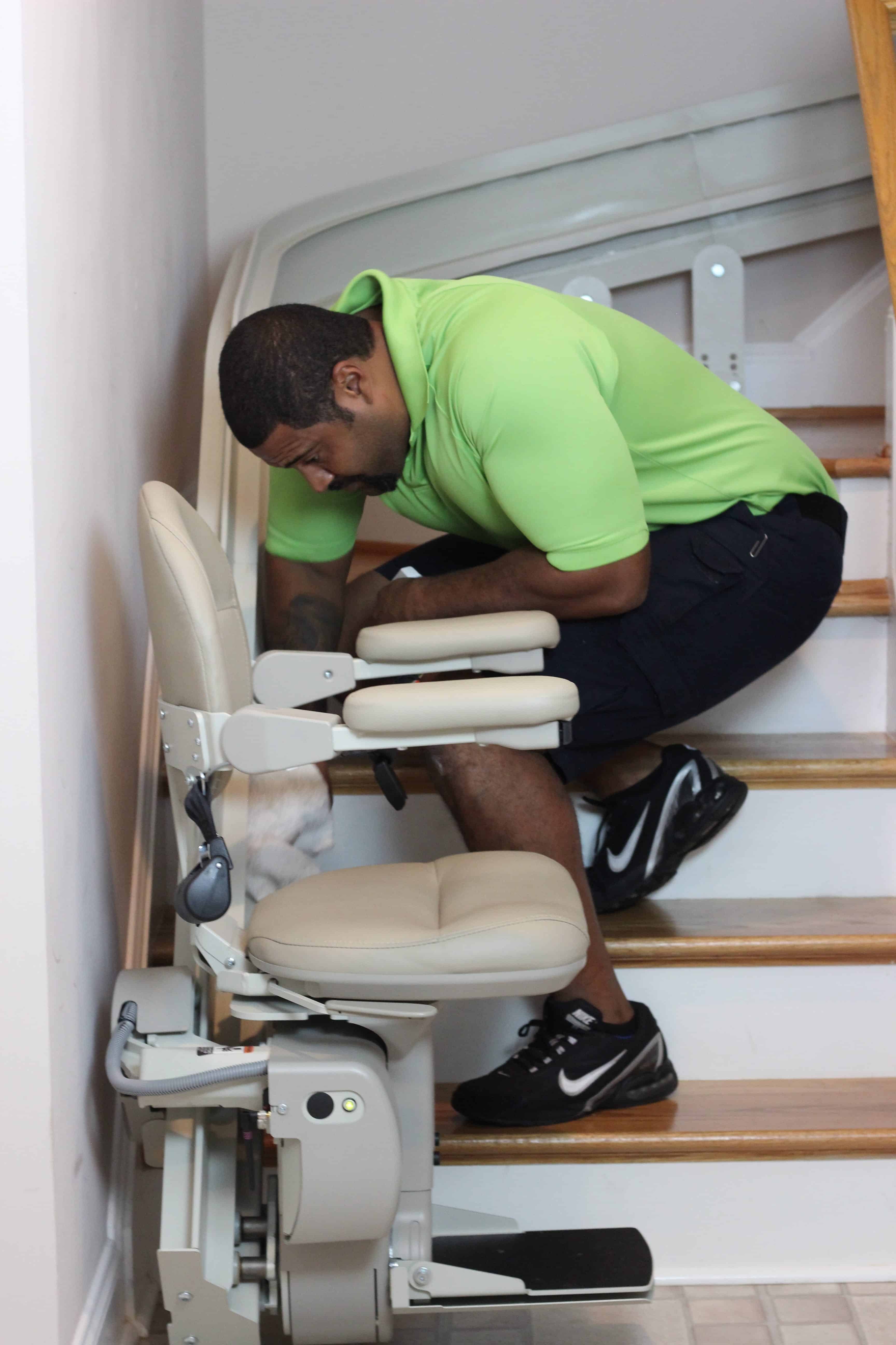 Professional stair lift installation included in cost