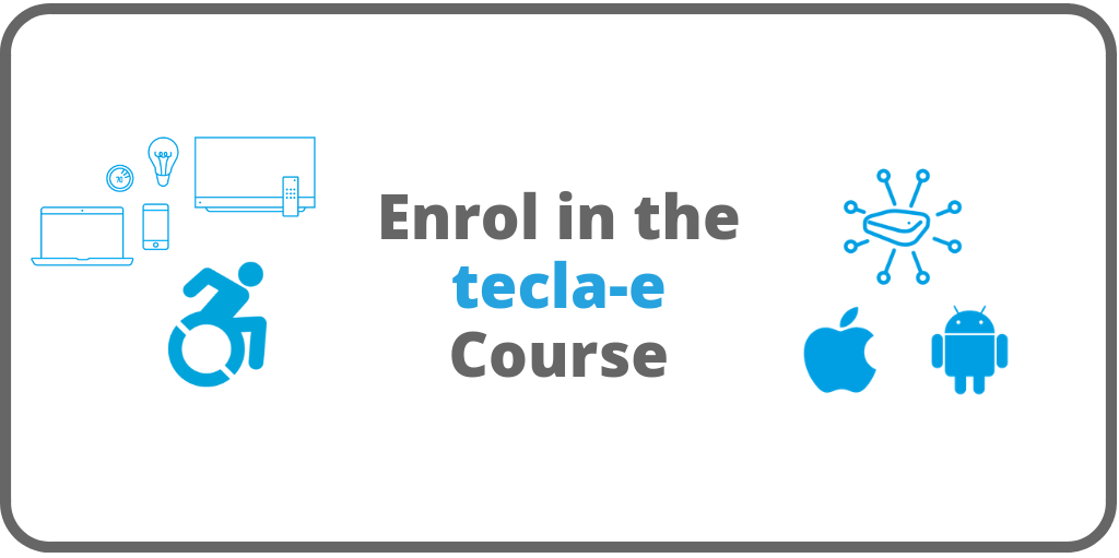 enrol in the tecla-e course button
