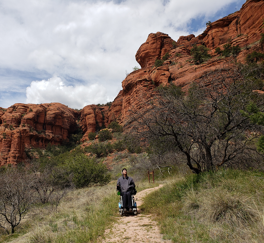 There are plenty of accessible trails around Sedona.