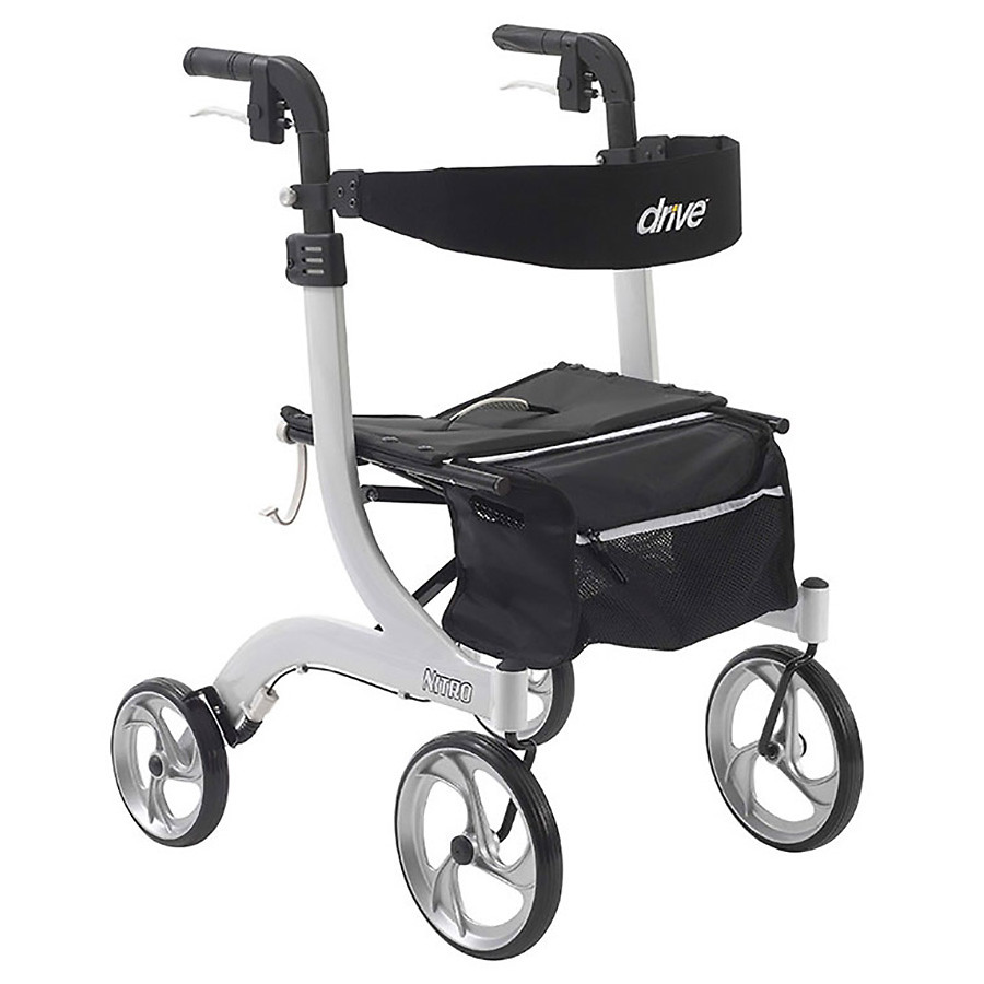 drive medical nitro 4 wheel walker for seniors