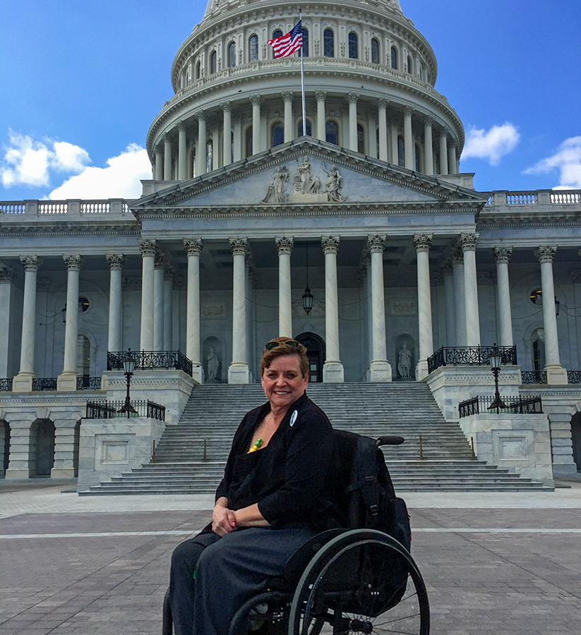 Kim Harrison honed her advocacy skills at United Spinal’s Roll On Capitol Hill.