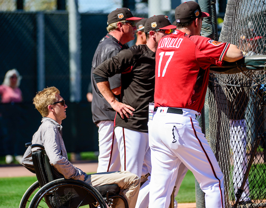 Whether it’s on the field, in the stands, or on the road, Hahn makes a point of keeping up with all of the Diamondbacks day-to-day transactions.