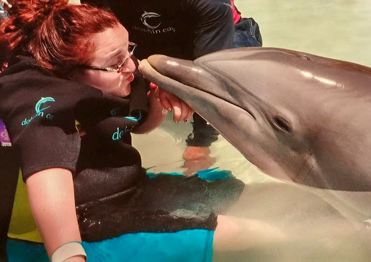 A diaphragm pacemaker changed Nicole Ficarra’s life, enabling her to embark on adventures she had dreamed about — including swimming with dolphins.
